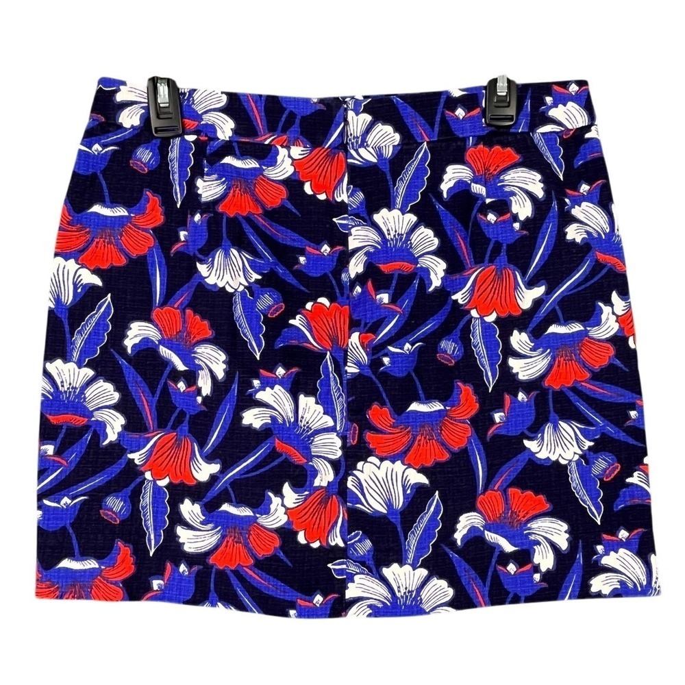 J Crew Skirt Womens 10‎ Mini Floral Preppy Coastal Y2K Revival Summer Classic